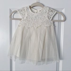 NWT H&M Baby Glitter and Lace Dress